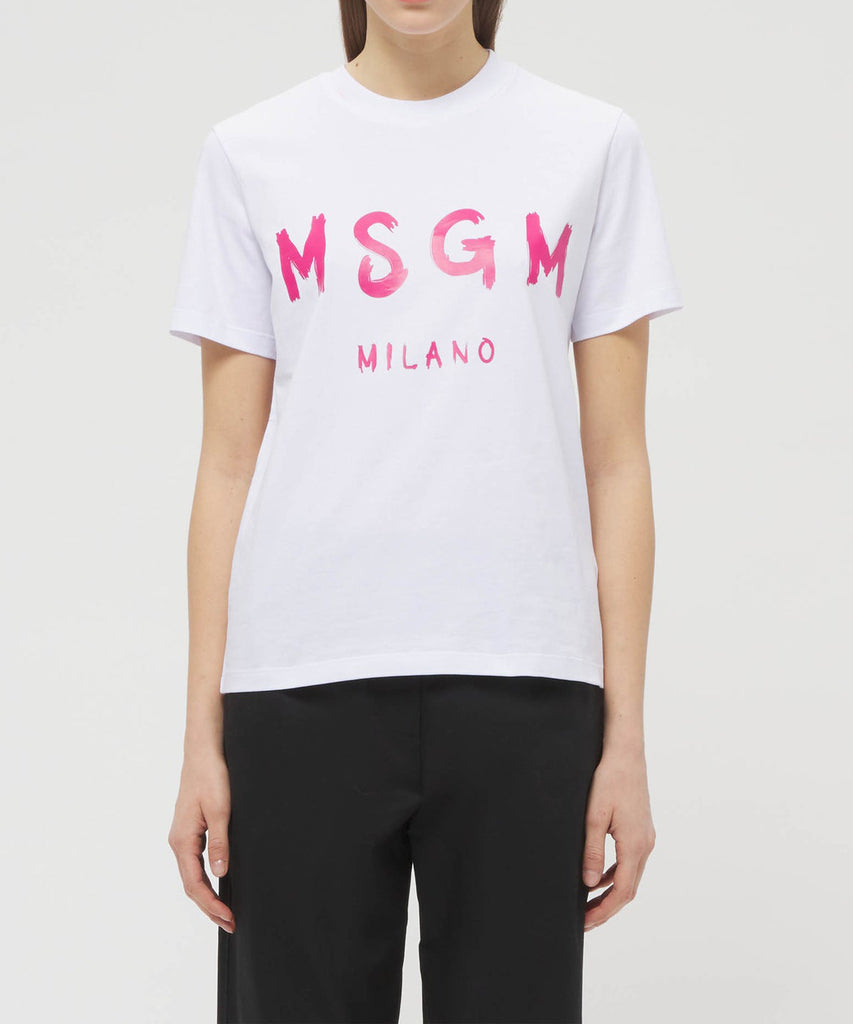 Msgm pink t shirt hotsell