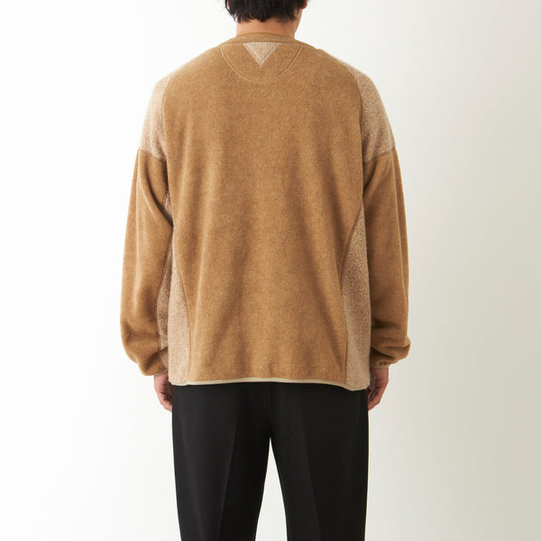 White Mountaineering Patchwork Fleece Blouson
