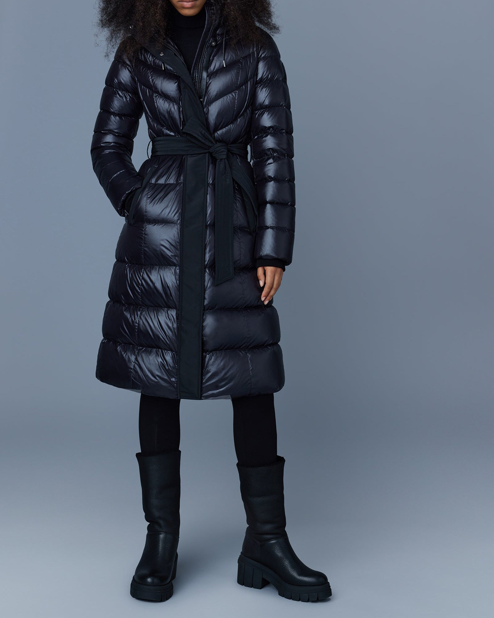 Mackage Coralia Light Down Coat Black