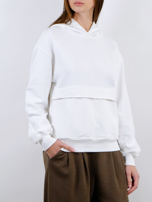 Stripe Trimmed Pullover