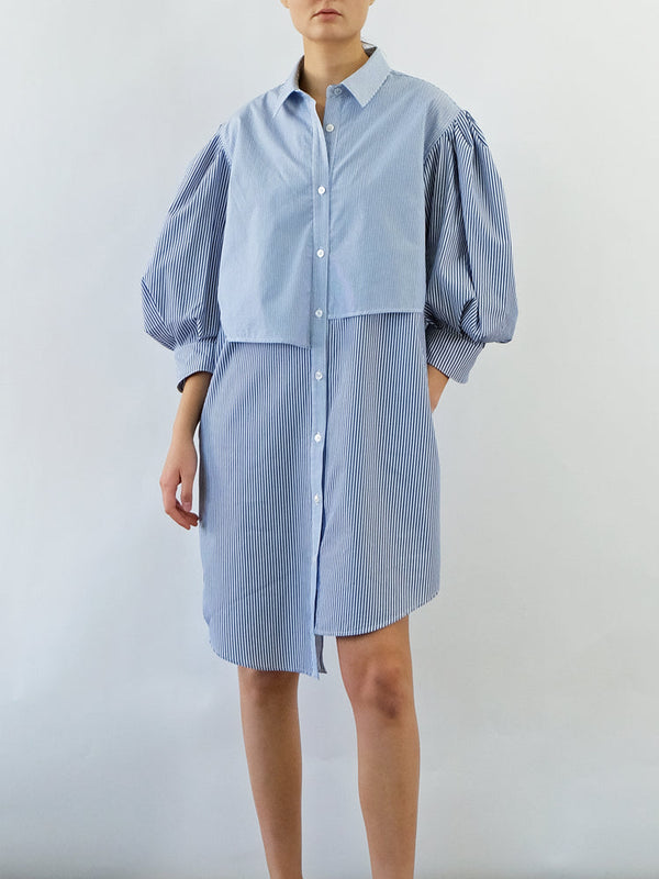 CLU Long Sleeve Panelled Dress