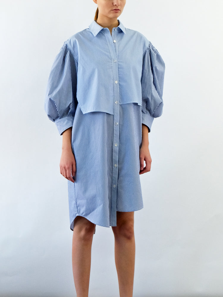 CLU Long Sleeve Panelled Dress