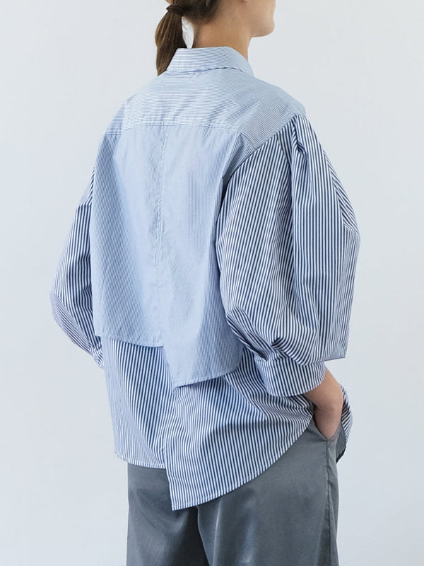 Long Sleeve Paneled Shirt