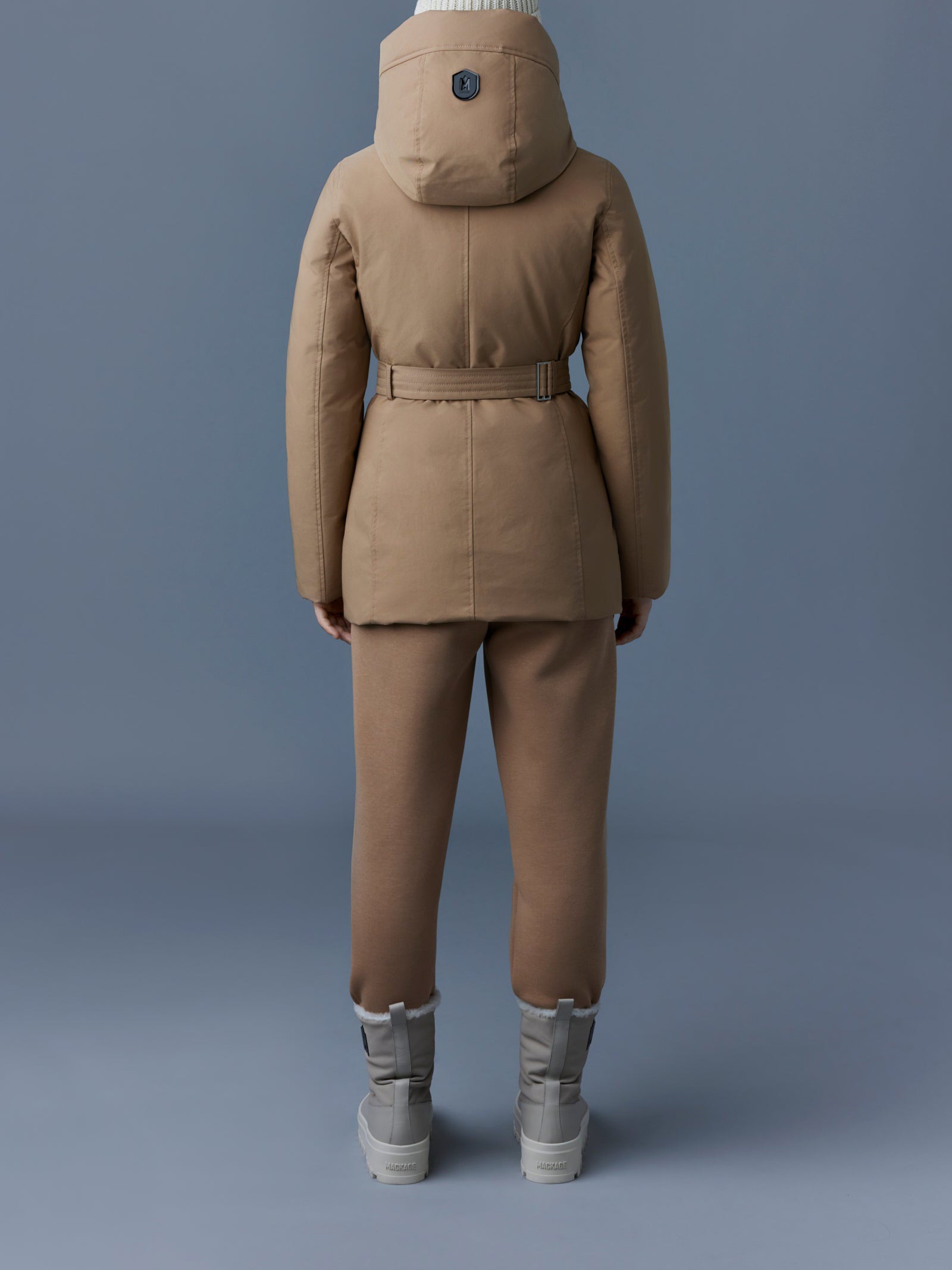 Mackage Jeni 2-in-1 Down Parka Jacket Camel