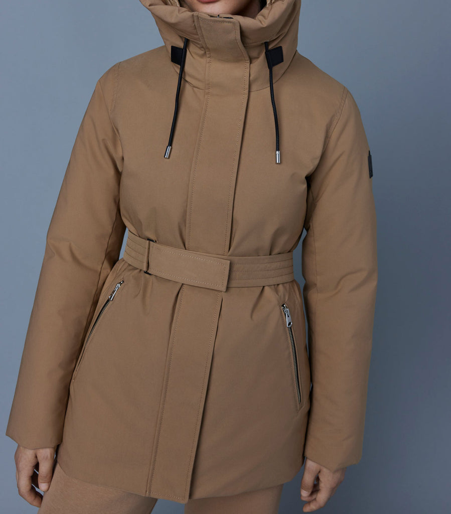 Mackage Jeni 2-in-1 Down Parka Jacket Camel