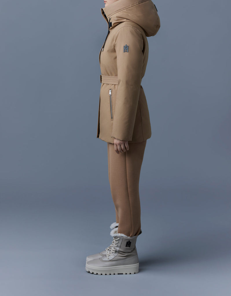 Mackage Jeni 2-in-1 Down Parka Jacket Camel