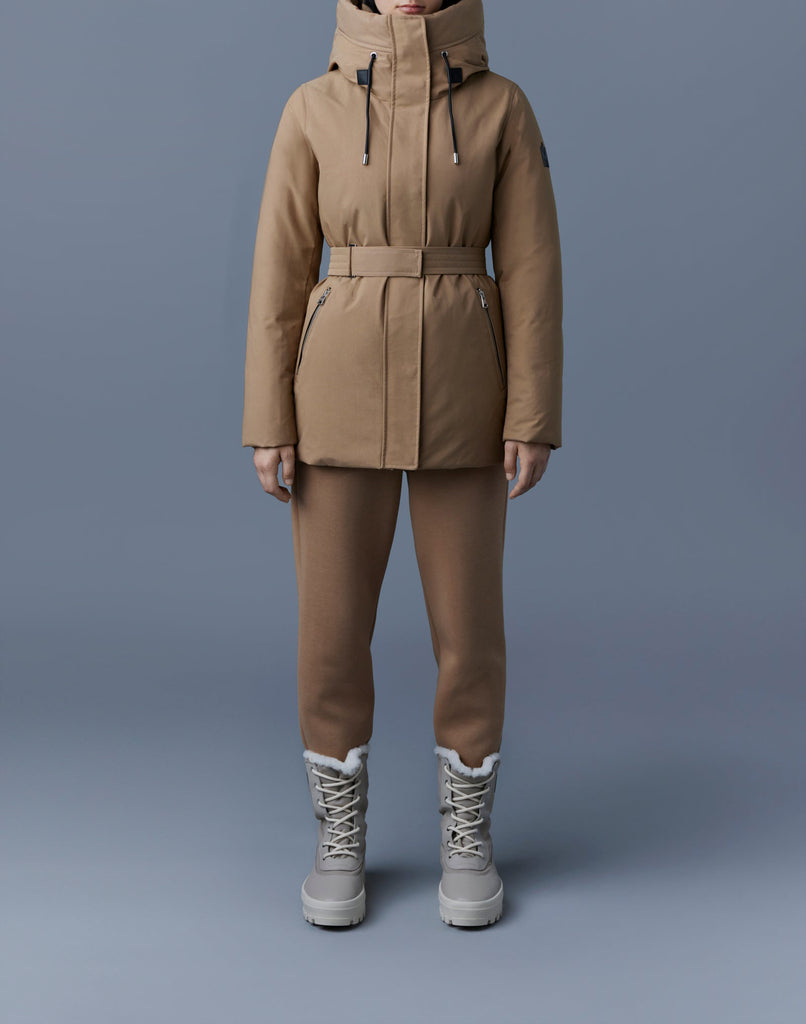Mackage Jeni 2-in-1 Down Parka Jacket Camel
