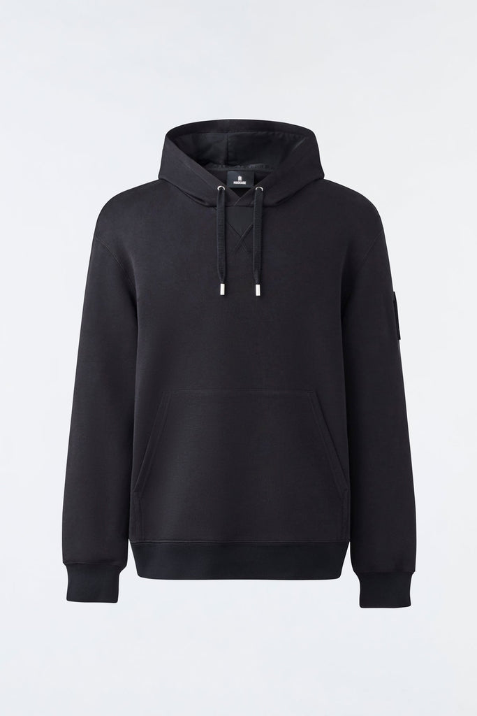 Mackage Krys Hoodie With Velvet Embroidery Black