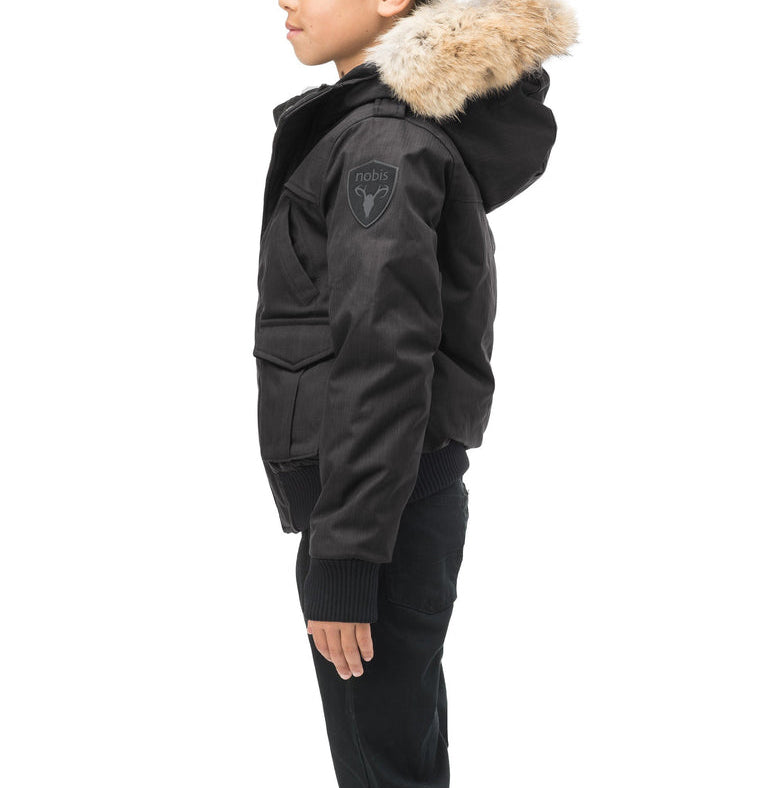 Nobis Little Ky Kids Bomber Jacket Black