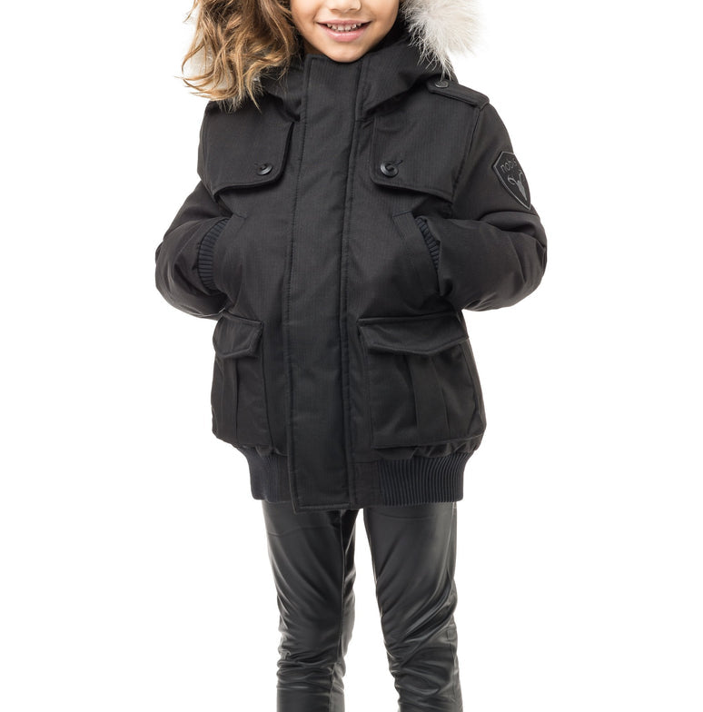 Nobis Little Ky Kids Bomber Jacket Black