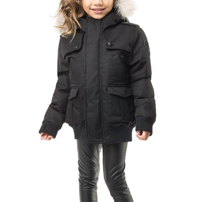 Nobis Little Ky Kids Bomber Jacket Black