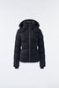 Madalyn Lustrous Light Down Jacket With Shearling