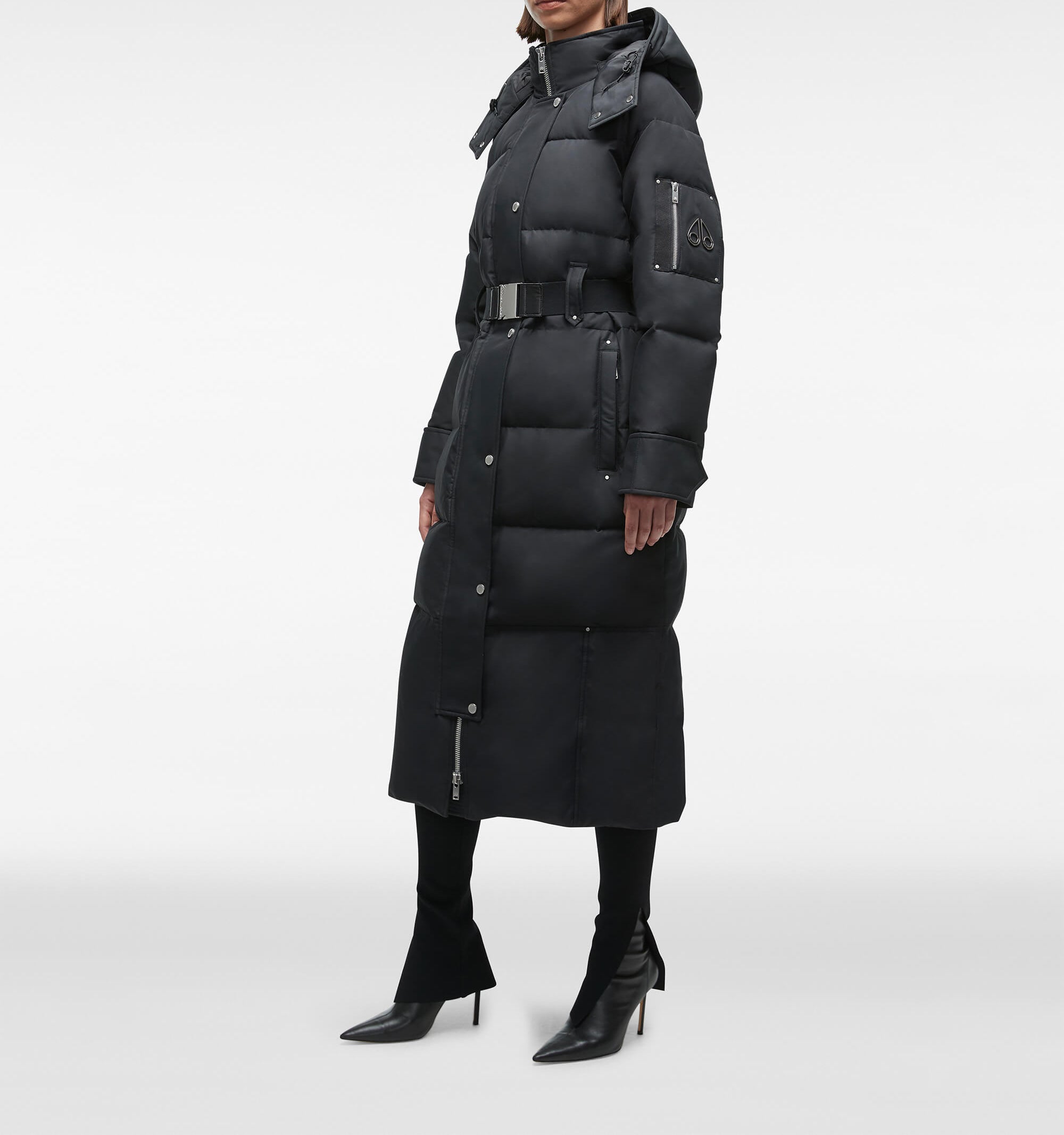 Moose Knuckles Ladies Cloud Long Parka Black