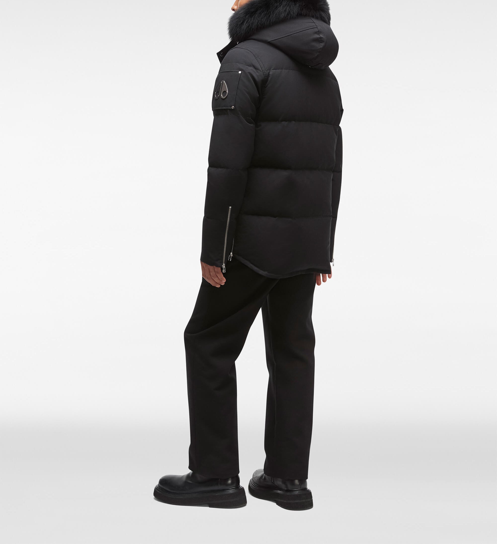 Moose Knuckles Men's 3Q Fur Parka Black