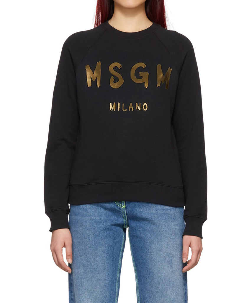 Sweatshirt With "Brushed" MSGM Logo