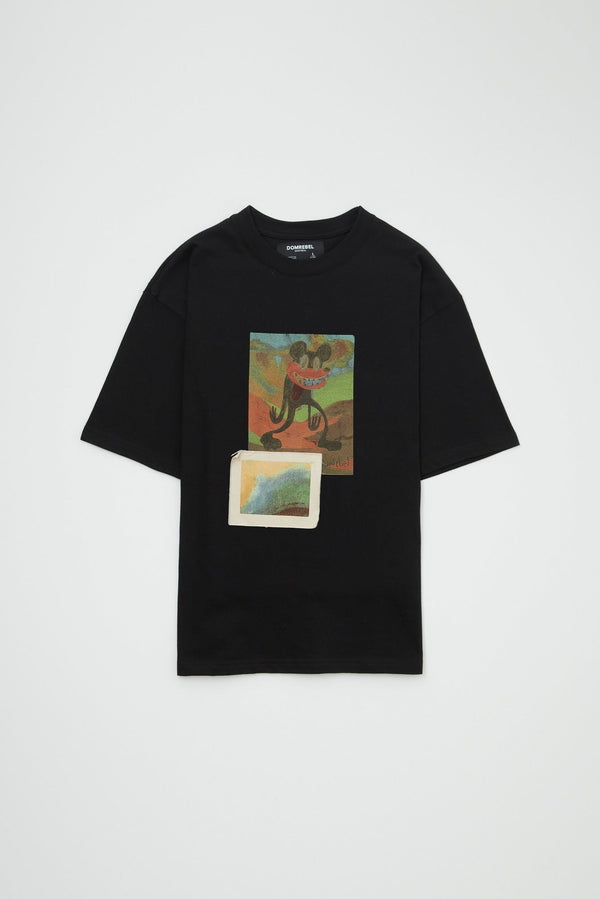 Rat Patch T-shirt With Crystal