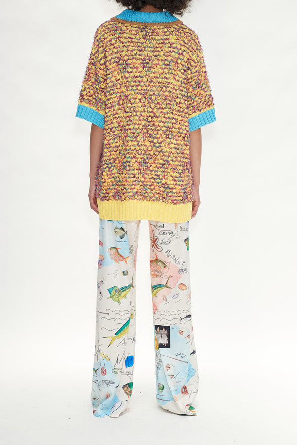 Yosemite Knitted Polo Top