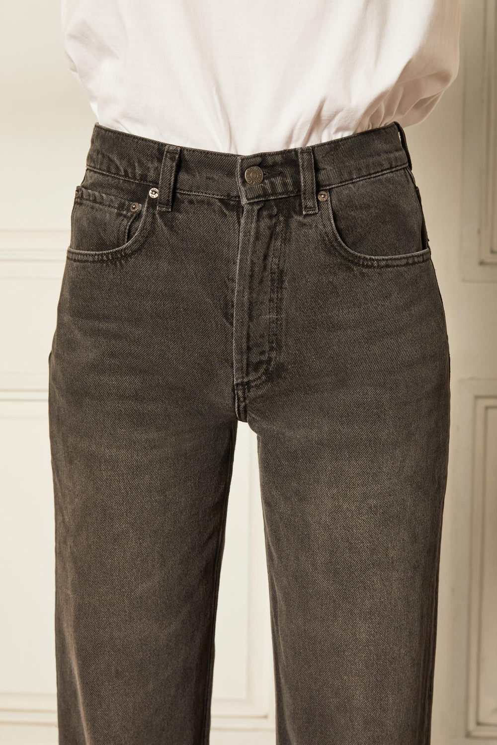Boyish Ziggy High Wasited Straight Denim