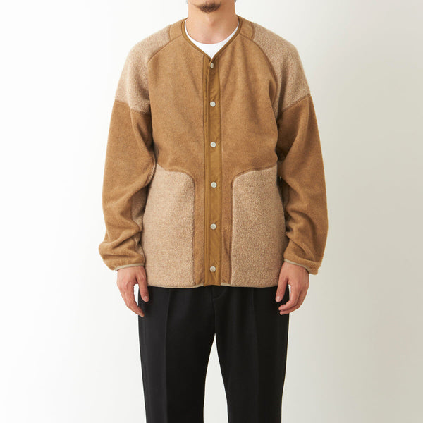 White Mountaineering Patchwork Fleece Blouson