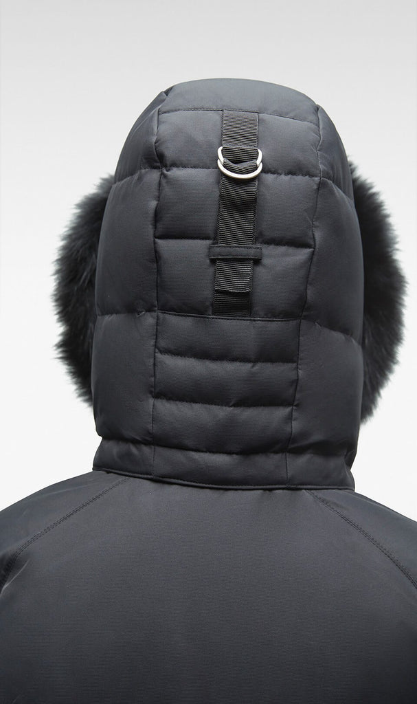 Moose Knuckles Ladies Cloud Long Parka Fur Black