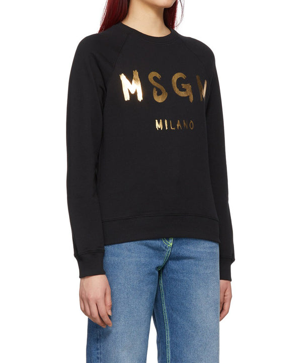 Sweatshirt With "Brushed" MSGM Logo